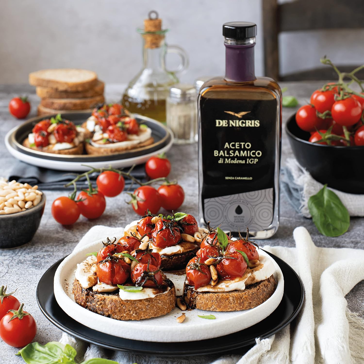 De Nigris Balsamic Vinegar Of Modena Excellence Line - Platinum Eagle (65% Grape Must) 8,5 Oz (250ml) | Balsamic Vinegar From Modena Italy, Sublime And Full-bodied Taste | Balsamic Vinegar Aged