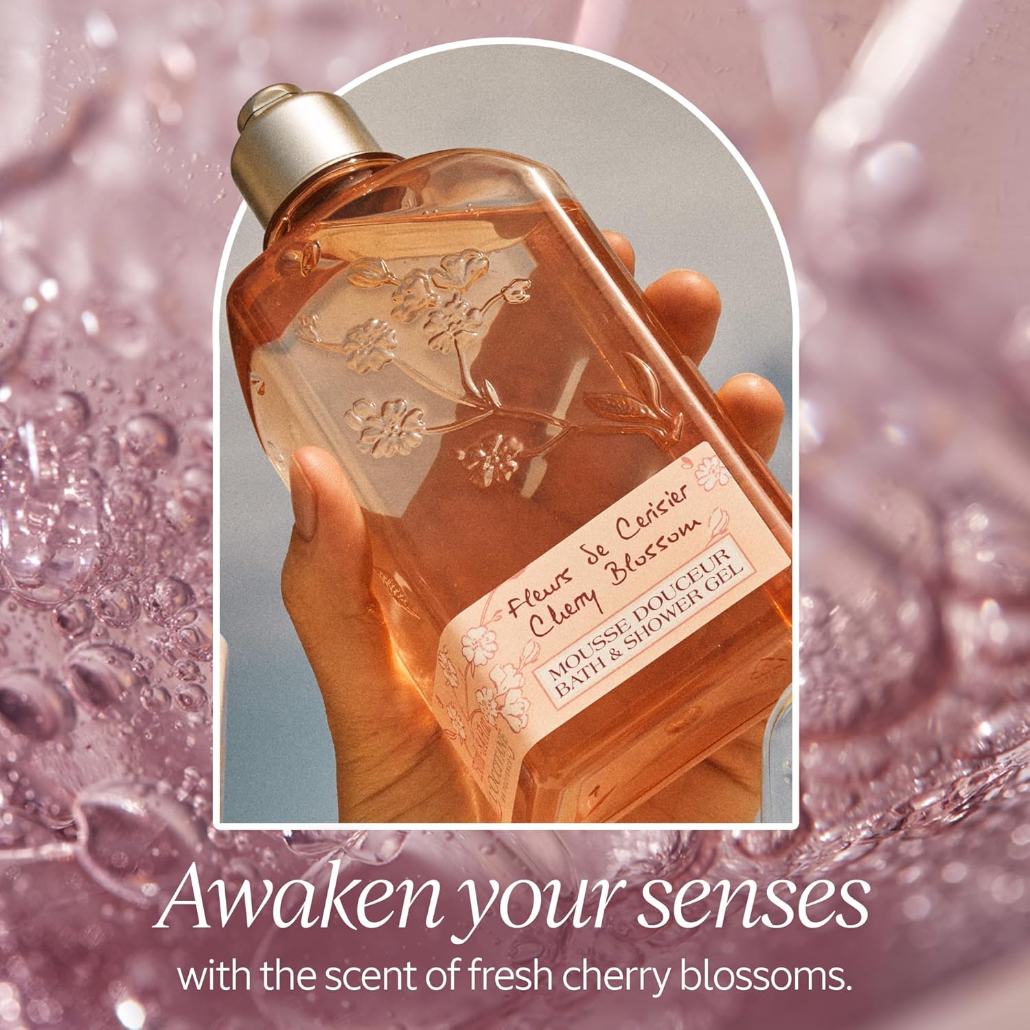 L’OCCITANE Cleansing Bath & Shower Gel: Lavender, Citrus Verbena, Verbena, Men's, Rose, Neroli & Orchidee, Herbae, Gently Cleanse and Delicately Perfume the Skin, Made in France