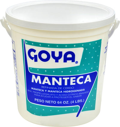 Goya Foods Refined Lard, 4 Pound Tub