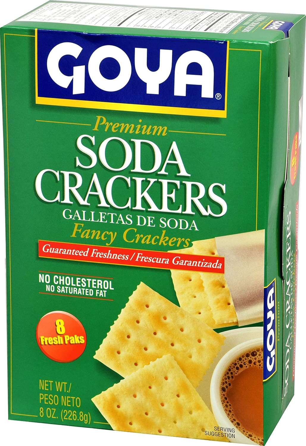 Goya Premium Soda Crackers, 8 Oz