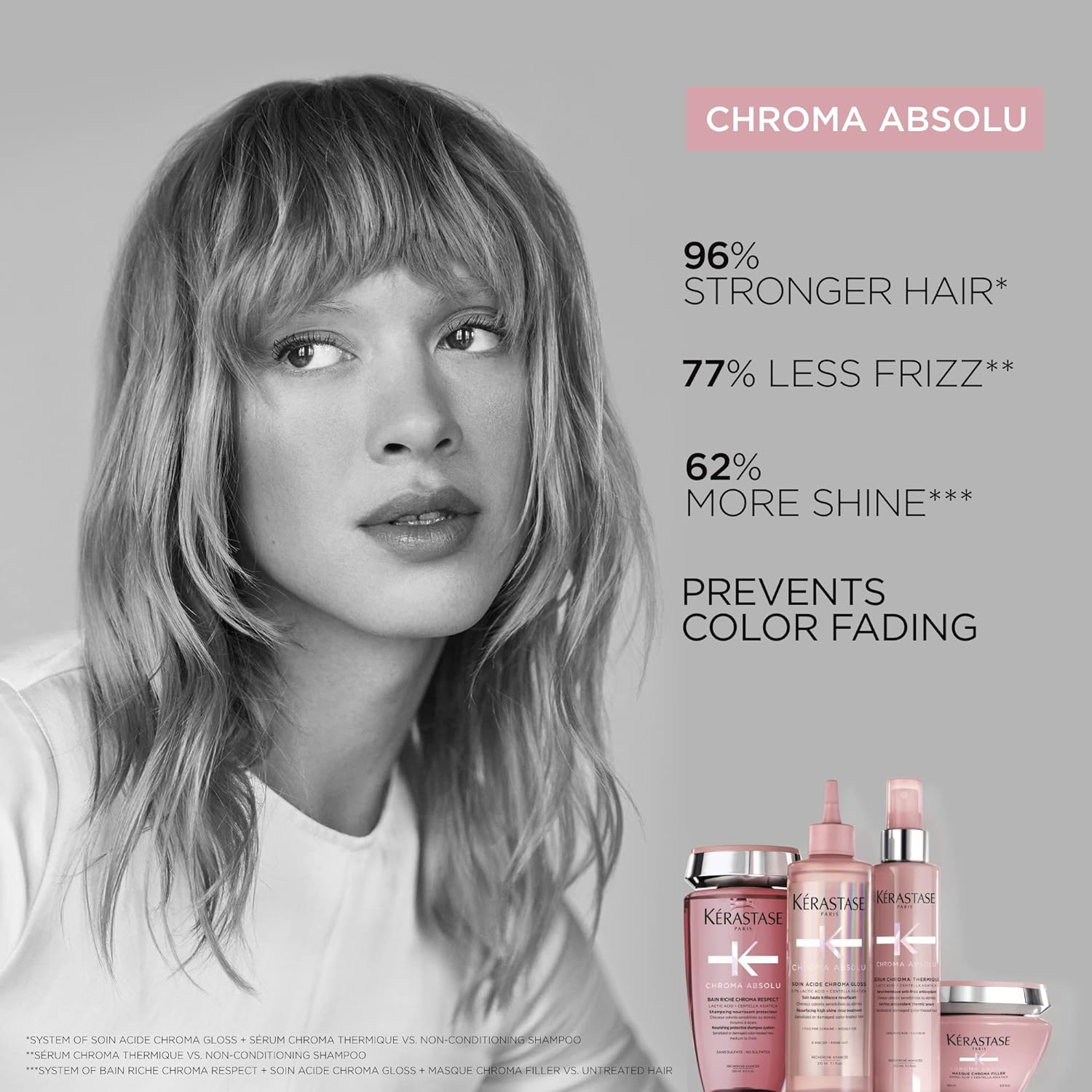 Kerastase Chroma Absolu Anti-Porosity Deep-Filling Hair Mask | For Damaged Color-Treated Hair | Strengthens and Hydrates | With Lactic Acid | Chroma Filler