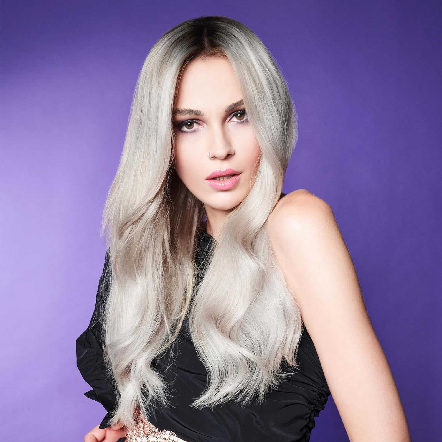 Fanola No Yellow Incredible Foam - Purple Hair Conditioner Mousse Toner With Violet Pigments Removes Yellow And Brassiness On Bleached, Blonde Or Highlighted Hair 8.4oz