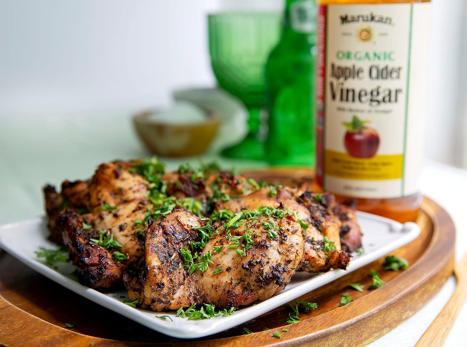 Marukan Organic Apple Cider Vinegar, 24 Ounce Glass Bottle (Pack of 1)