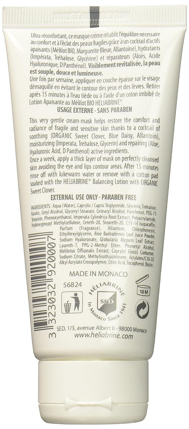 Heliabrine Normalizing Mask for Sensitive & Reactive Skin