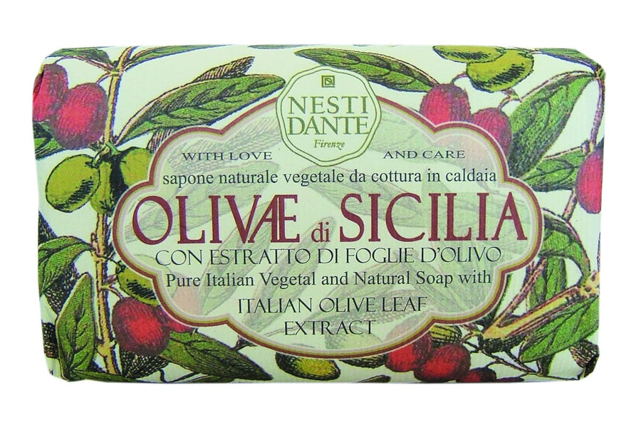 Nesti Dante Natural Soap With Italian Olive Leaf Extract - Olivae Di Sicilia 150g/3.5oz