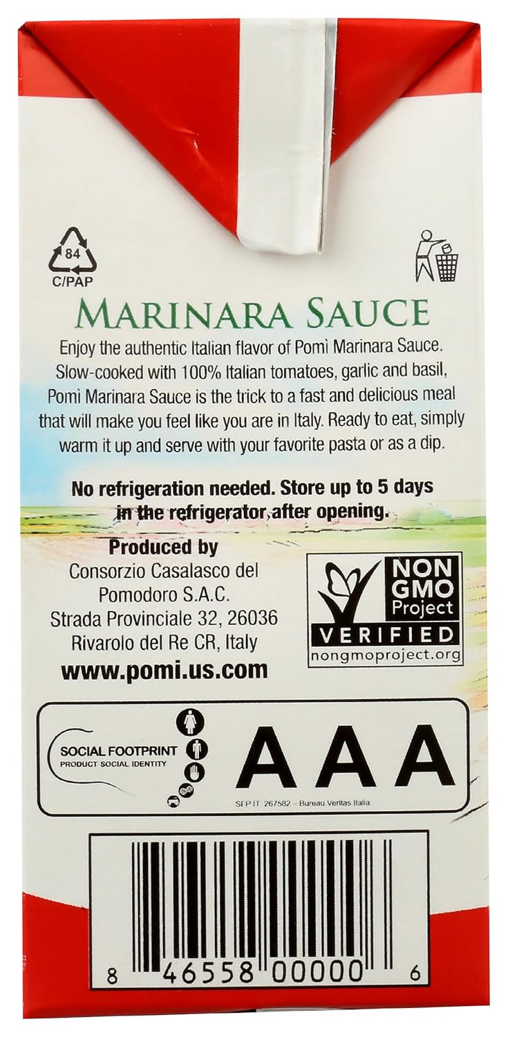 POMI Marinara Sauce, 26.46 OZ