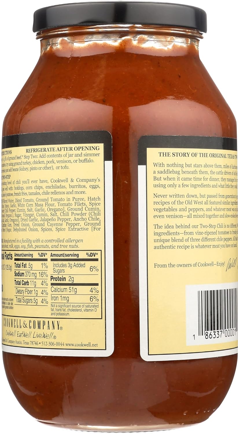 COOKWELL & CO 2 Step Chili Mix, 33 OZ