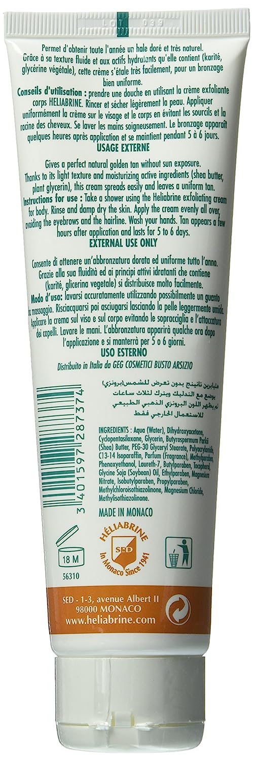 Heliabrine Self Tanning Auto Tan Cream