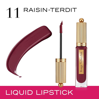 Bourjois Rouge Velvet Ink Liquid Lipstick (11 Rasin-Terdit)