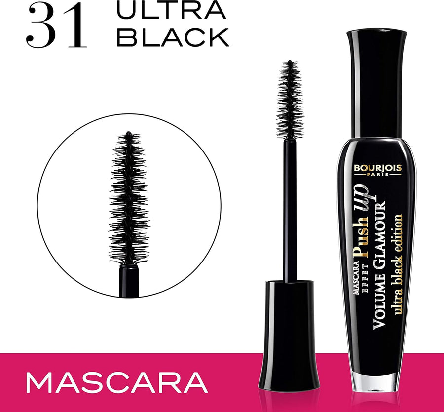 Bourjois Volume Glamour Push Up Mascara, Ultra Black