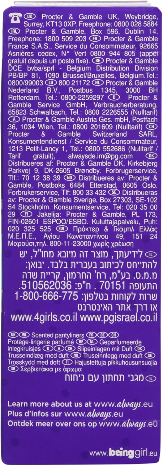 Always Dailies Normal Pantyliners 20 Pack