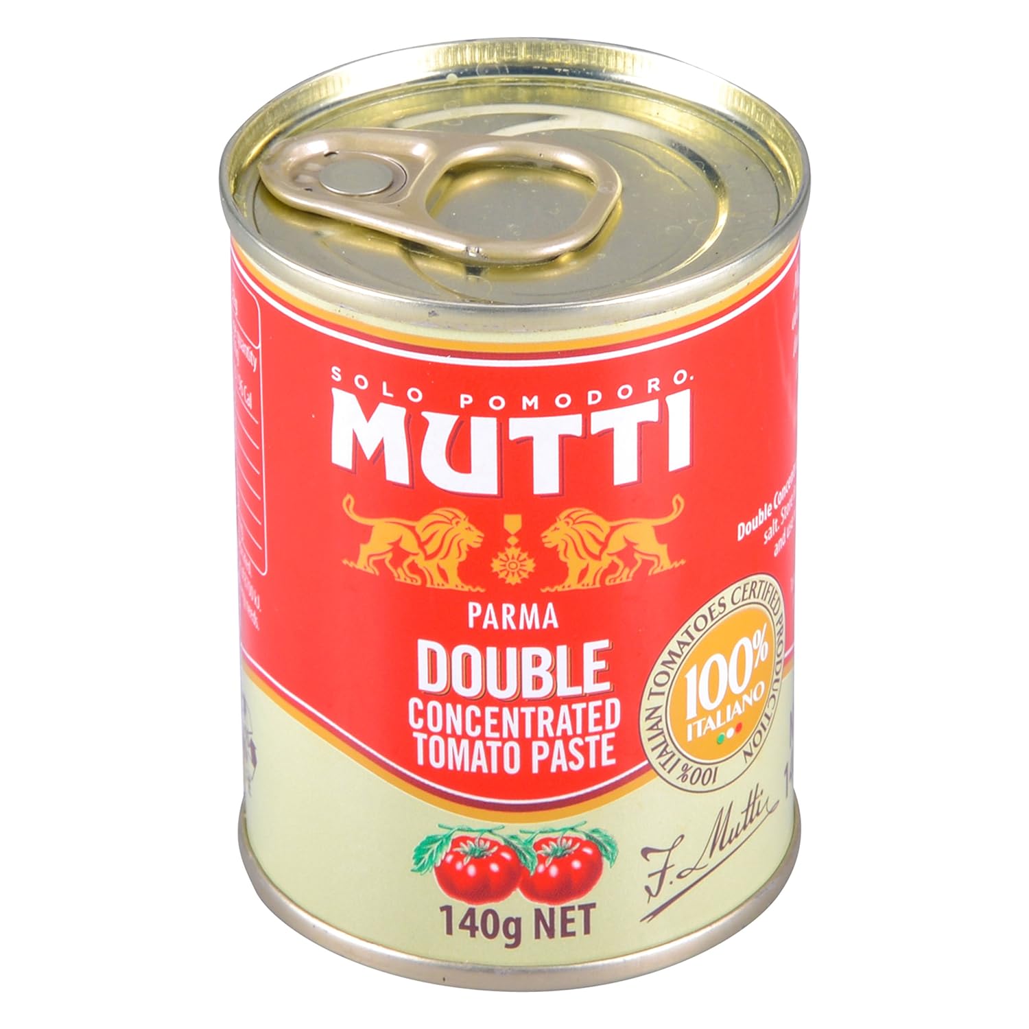 Mutti Double Concentrated Tomato Paste (Doppio Concentrato), 4.94 oz. Can | 1 Pack | Italy’s #1 Brand of Tomatoes | Canned Tomatoes | Vegan Friendly & Gluten Free | No Additives or Preservatives
