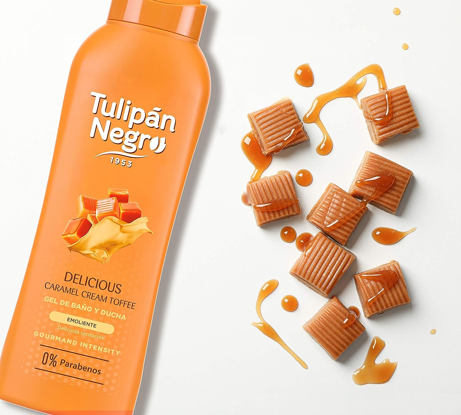 Tulipán Negro Tulipan Negro Gel 600+120 Ml. Caramelo Y Cafe (Delicious) Xx - 12 ml