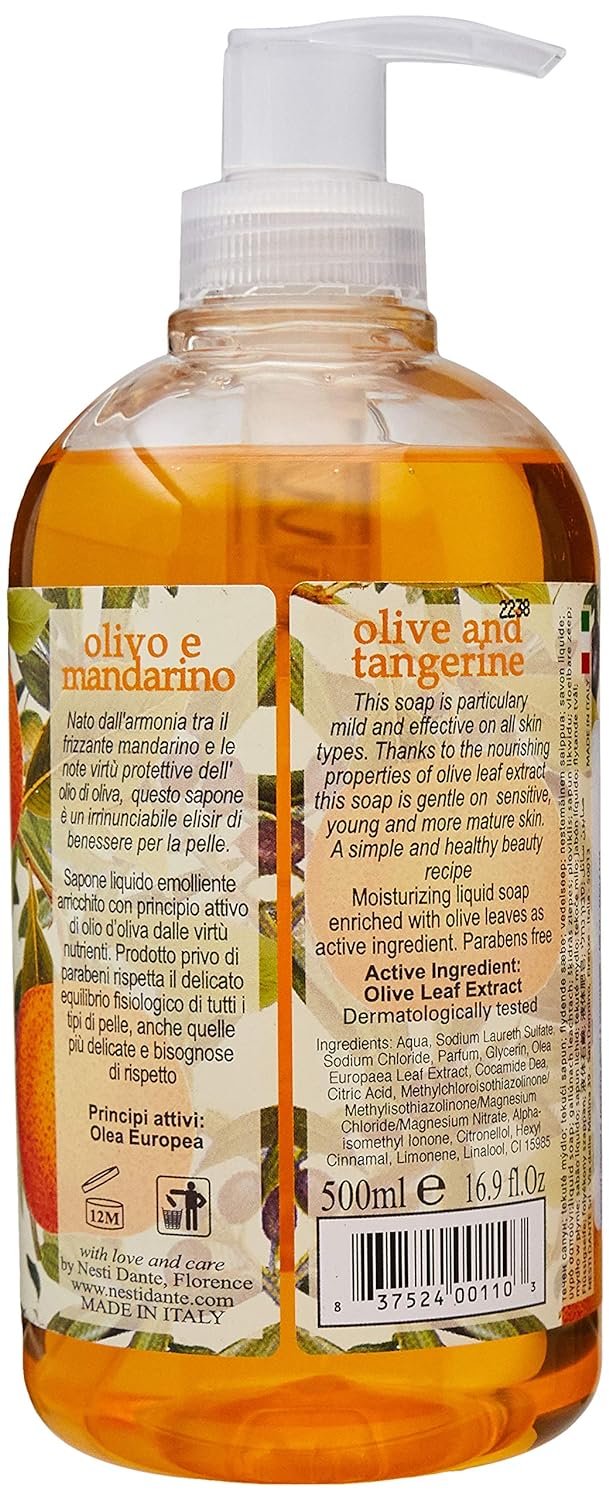 Nesti Dante - Il Frutteto Olive and Tangerine Moisturizing Hand and Face Soap