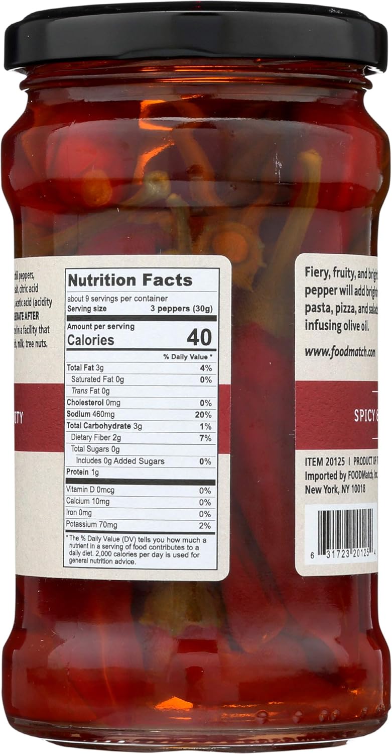 DIVINA Calabrian Peppers, 9.2 OZ