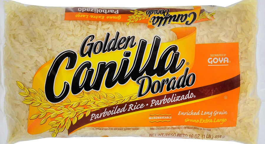 Goya Golden Canilla Long Grain Parboiled Rice, 1 Pound