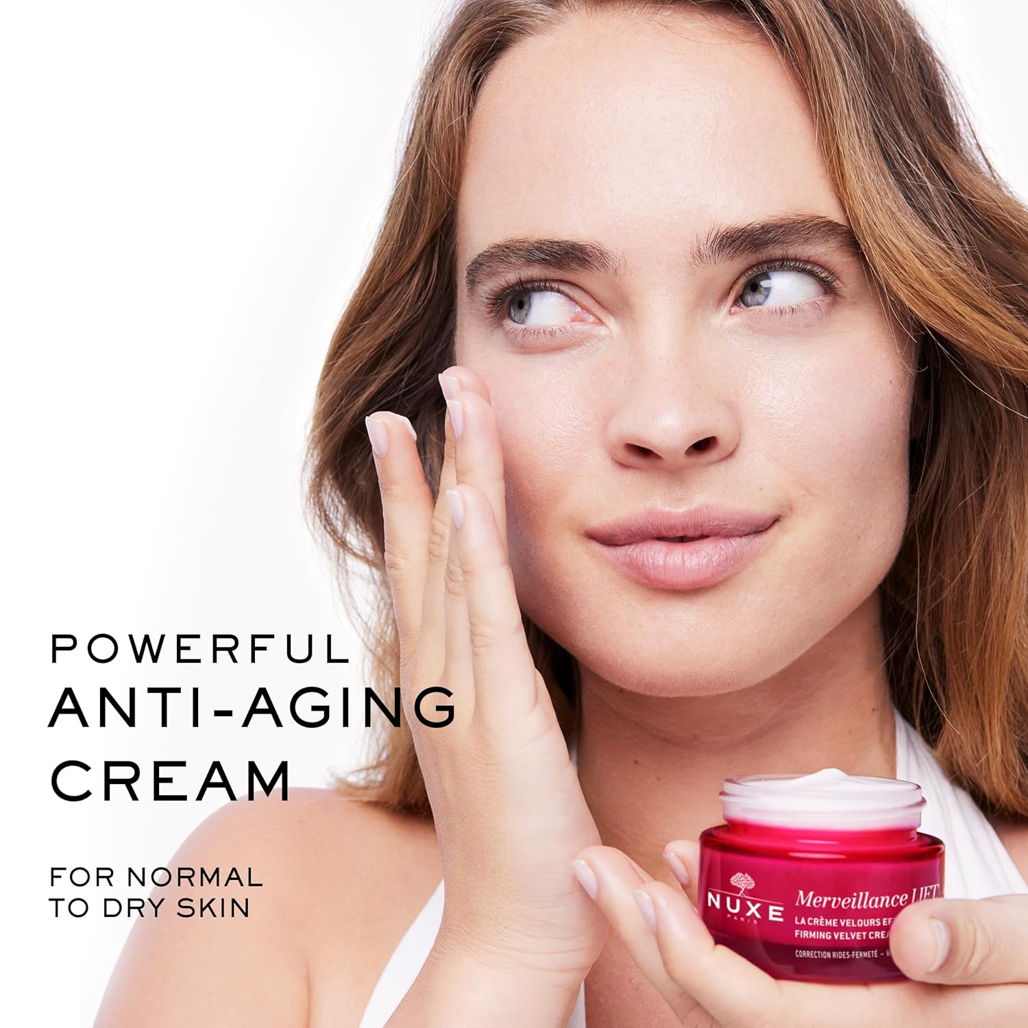 NUXE Merveillance Lift Velvet Cream - Smoothing & Firming Vegan Cream with Wrinkle Correction, 1.7 Oz