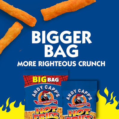 Andy Capp's Big Bag Hot Fries, 8 oz