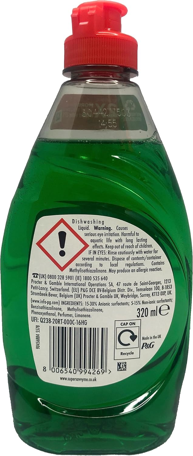 Fairy Liquid Original 320ml (11.3fl oz) pack 1