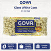 Giant White Corn by Goya, Whole White Hominy, Mexican Corn, Dried White Corn Kernels, Maíz Mote Pelado, 14oz. Bag