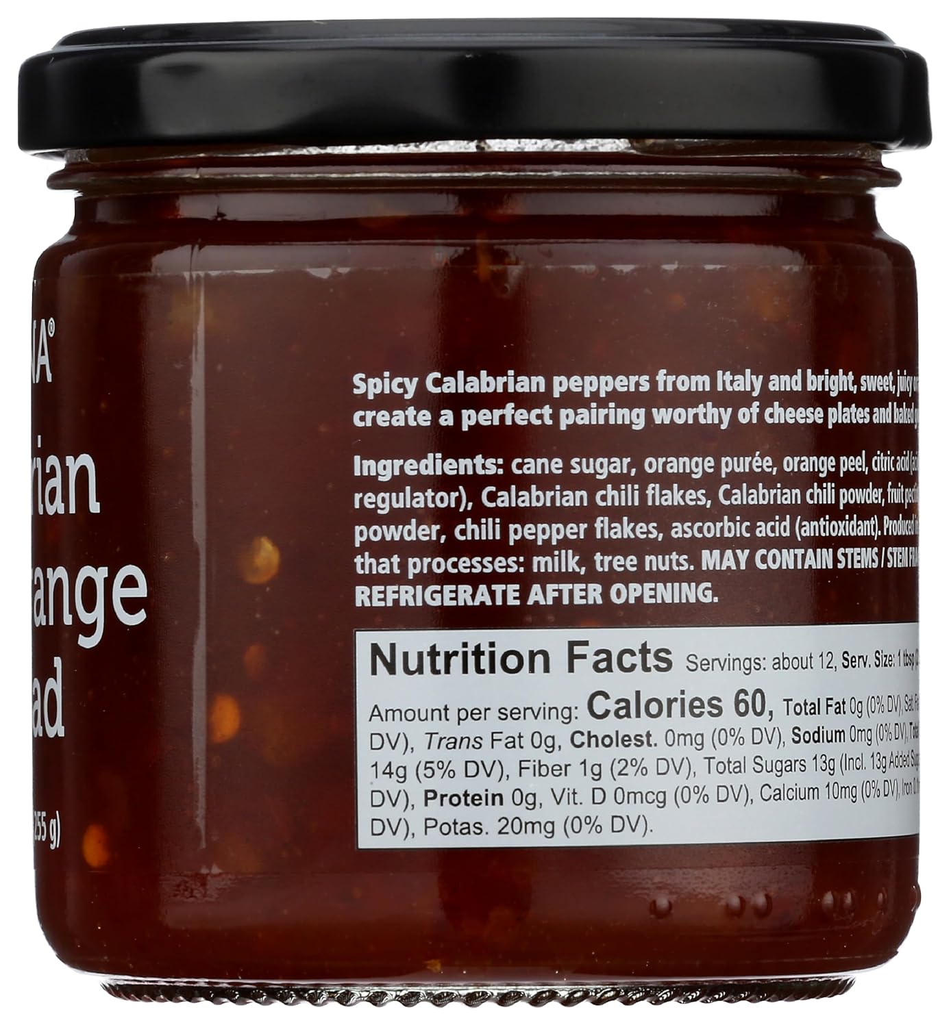 Divina Calabrian Chili Orange Spread 9 oz Jar