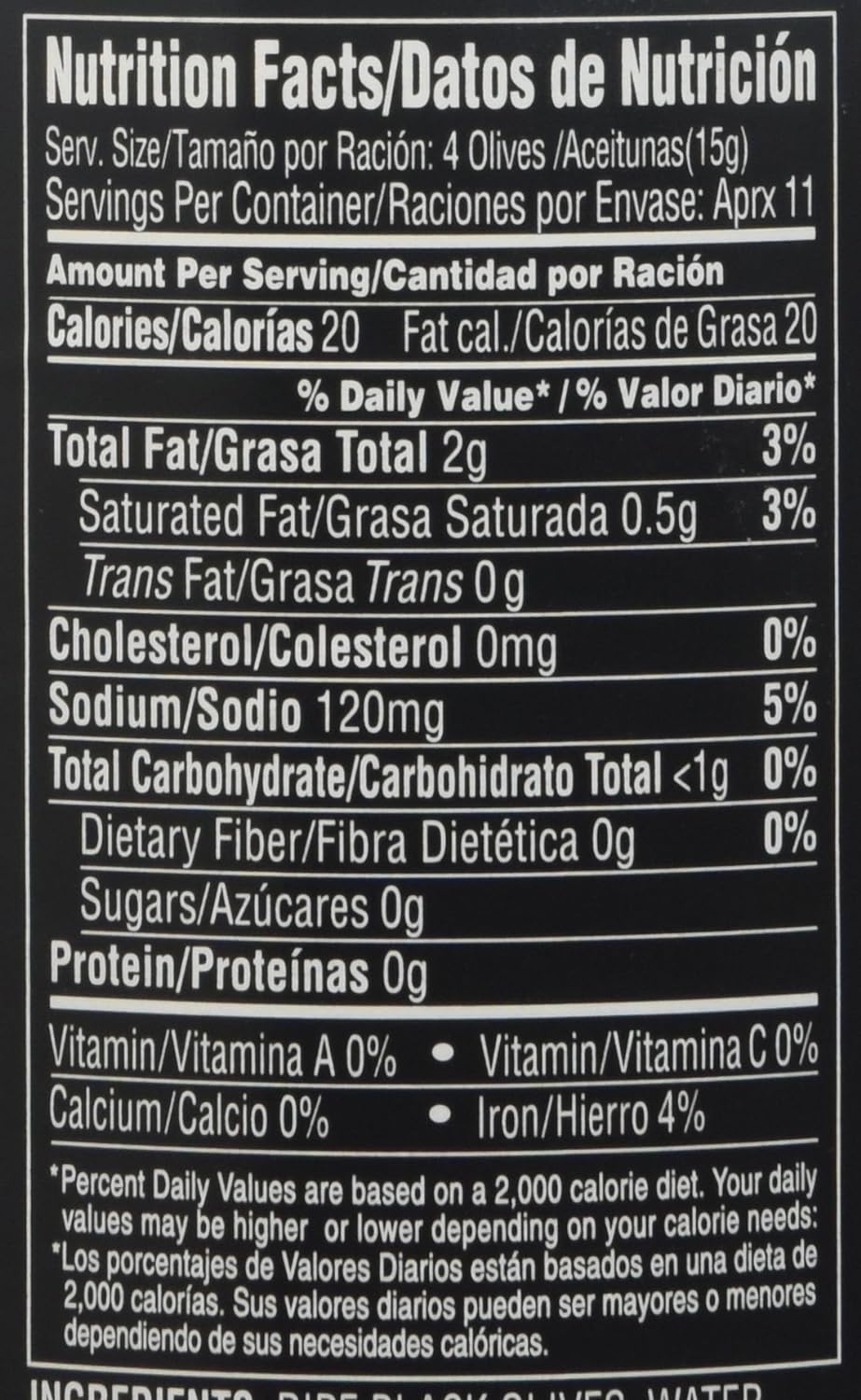 Goya, Large Pitted Ripe Black Olives, 170 Grams(gm)