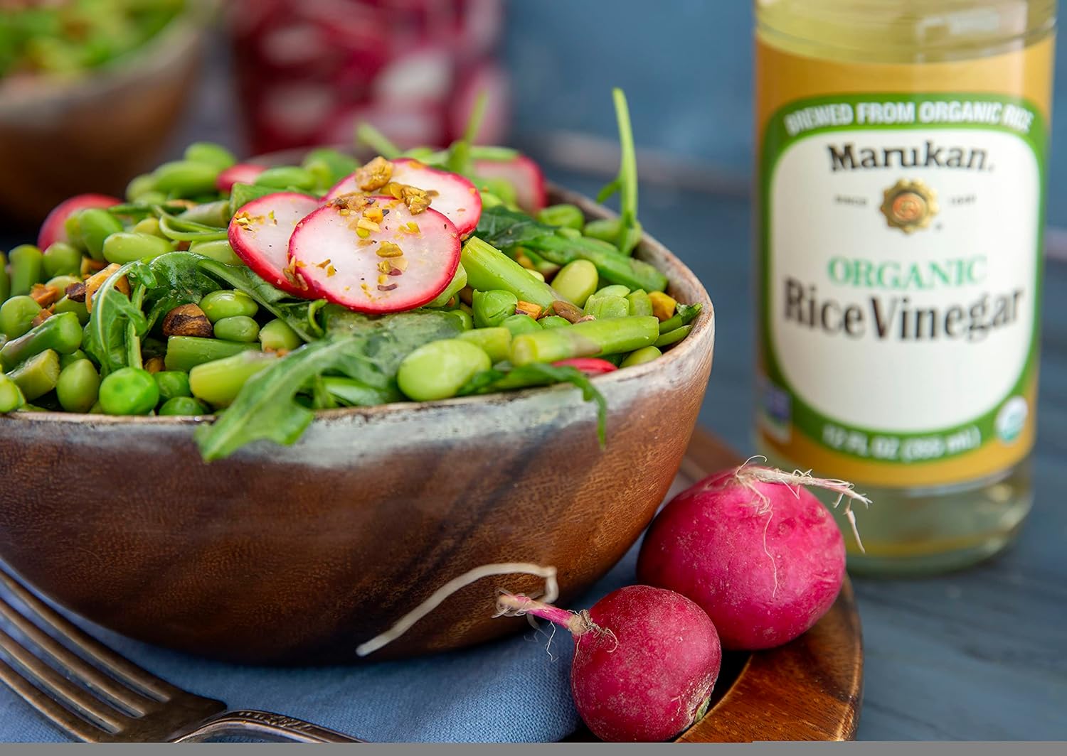 Marukan Organic Unseasoned Rice Vinegar, 1 Gallon (Pack of 1)