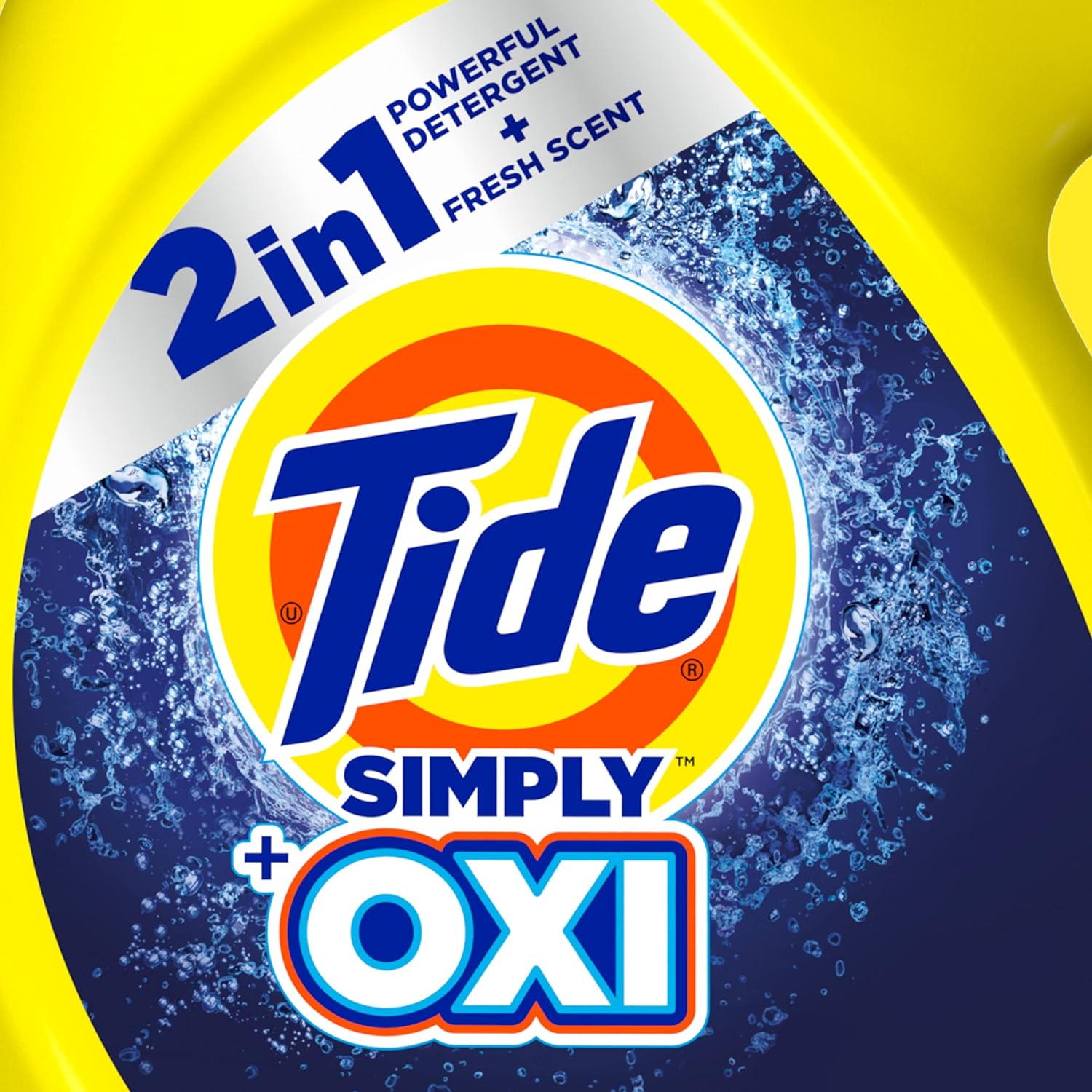 Tide Simply + Oxi Liquid Laundry Detergent, Refreshing Breeze, 6 loads, 10 fl oz