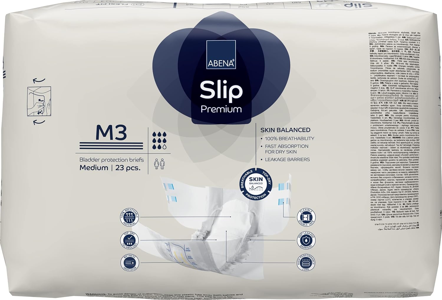 Abena Slip M3 Premium All-in-One Incontinence Pad