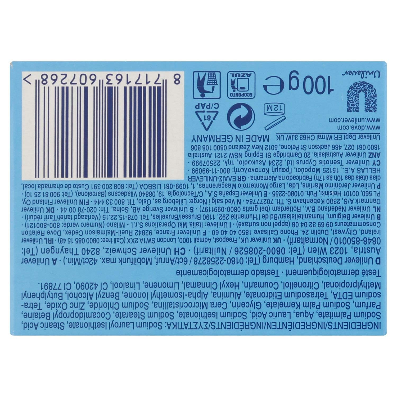 Dove Dovolegentle Exfoliating (Set 0F 3)100G