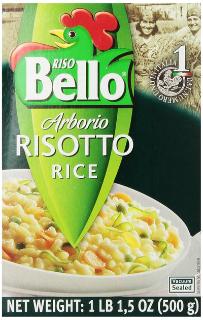 Riso Bello Arborio Risotto Rice, 17.5-Ounce Boxes (Pack of 6)