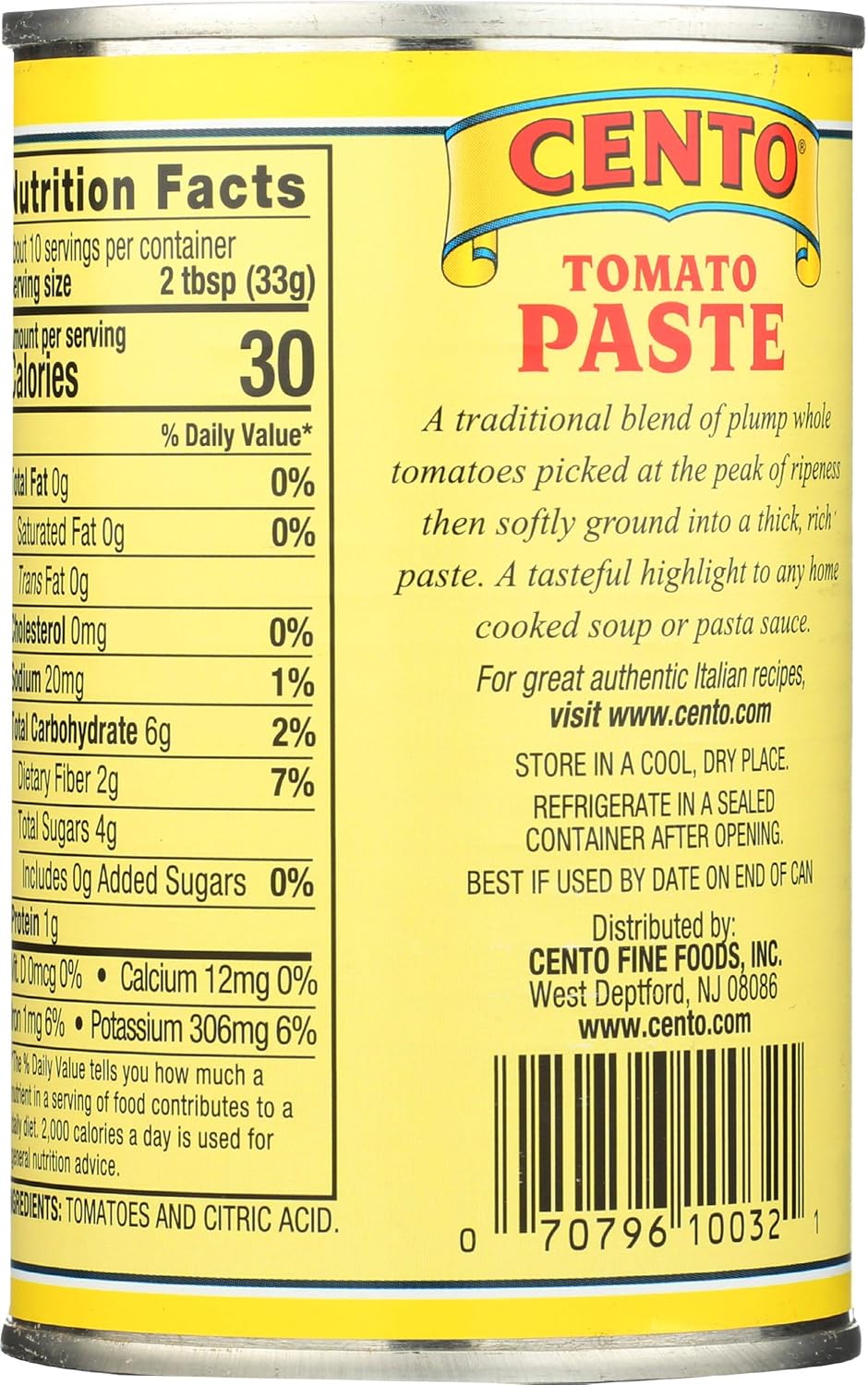 Cento Tomato Paste, 12 oz