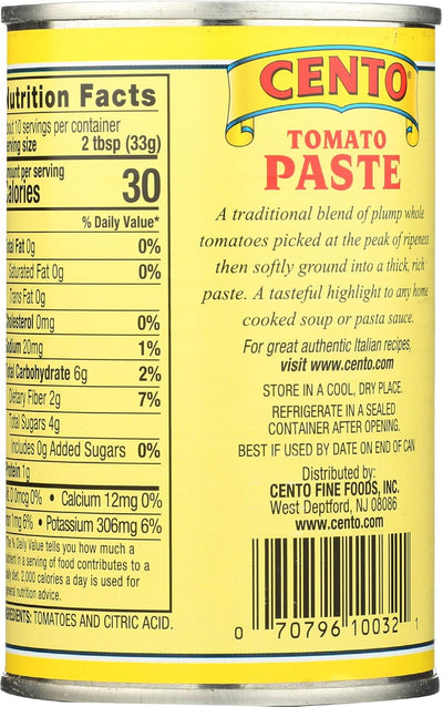 Cento Tomato Paste, 12 oz