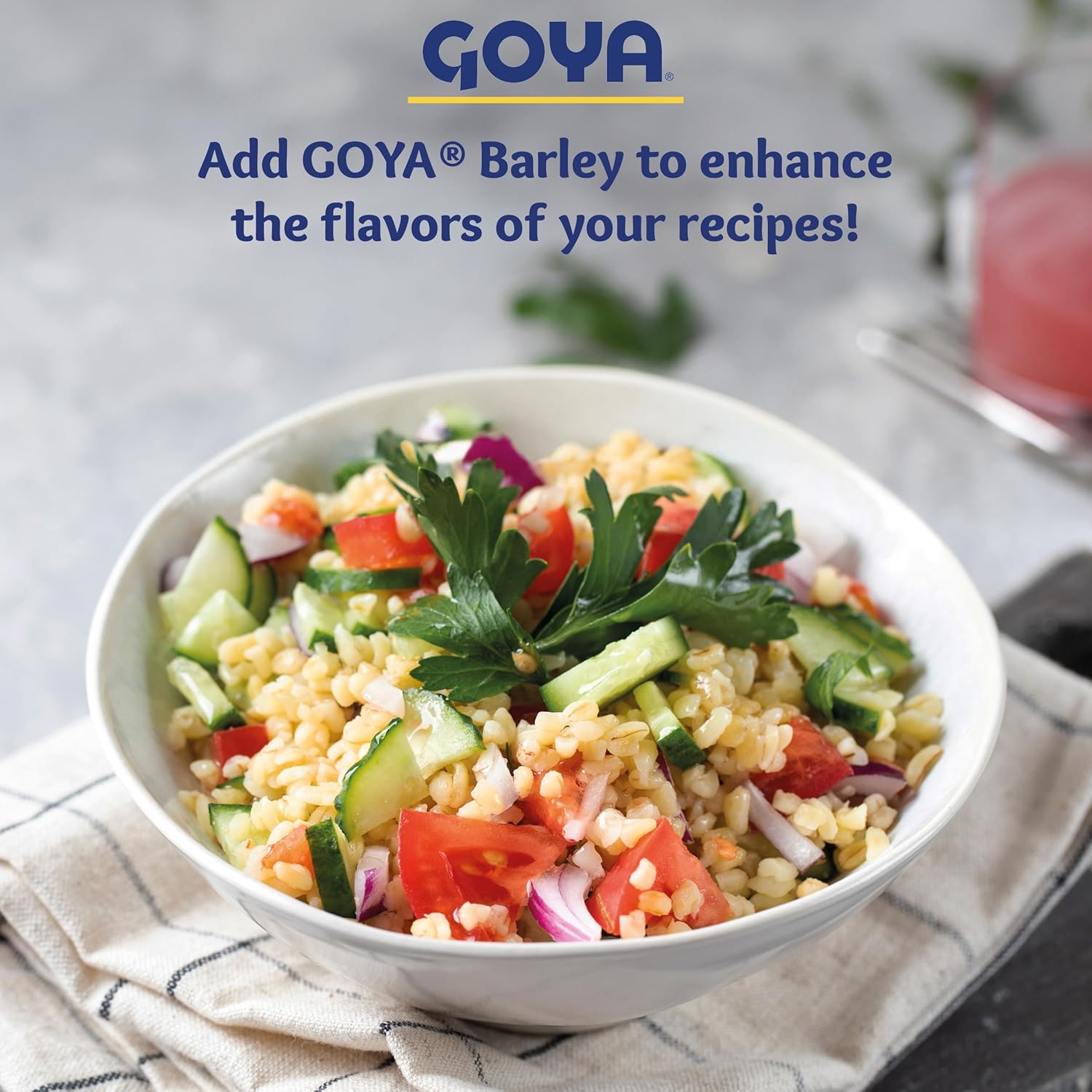 Dry Barley Grain by Goya, Pearl Barley, Pantry Staples, Cebada, Barley for Cooking, Cereal, and Soup, High in Fiber, Nutritious and Versatile, 16oz. Bag