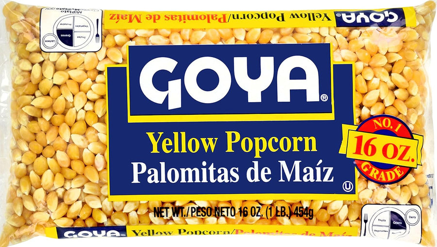 Goya Foods Yellow Popcorn, Dry, 16 Ounce