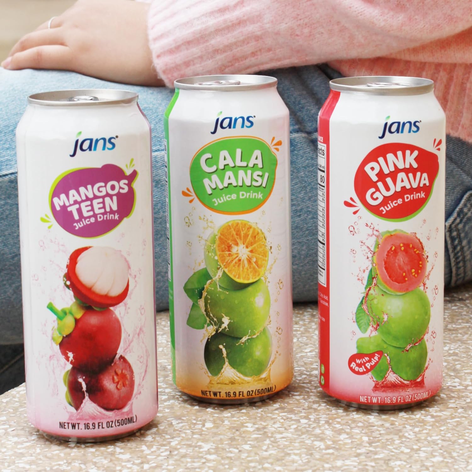 Jans 50% Calamansi Juice Drink with Pulp 16.9 oz (Pack of 1)