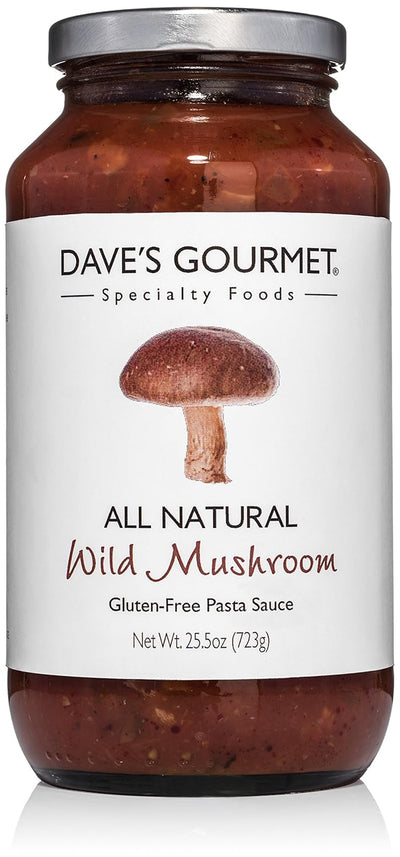 Dave's Gourmet Wild Mushroom Pasta Sauce, Pack of 1