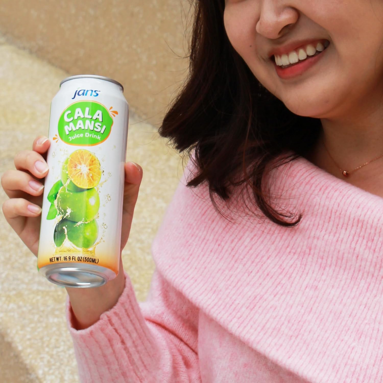 Jans 50% Calamansi Juice Drink with Pulp 16.9 oz (Pack of 1)