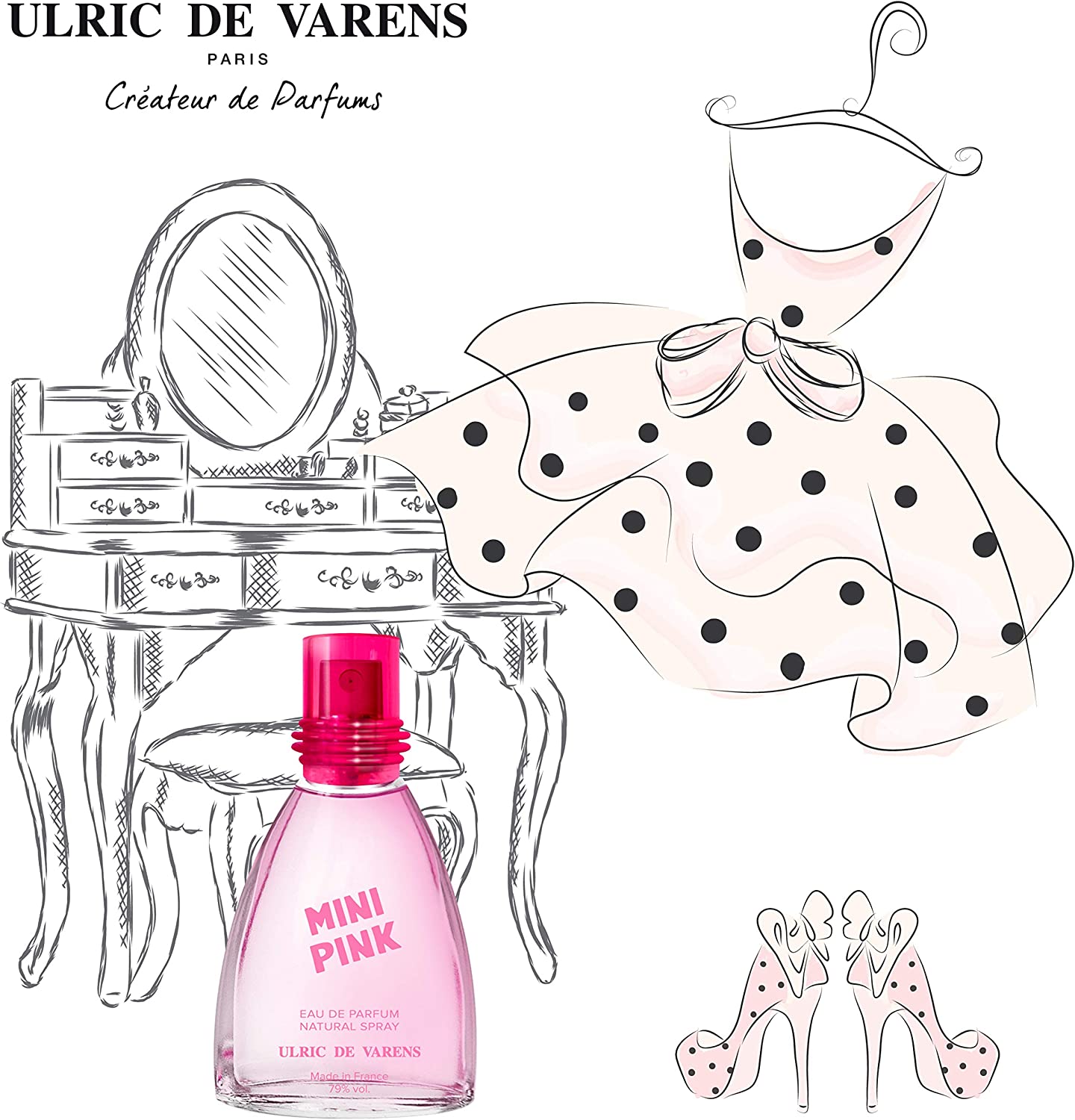 Mini Pink Edp Vap 25Ml, Ulric De Varens, Sem Cor