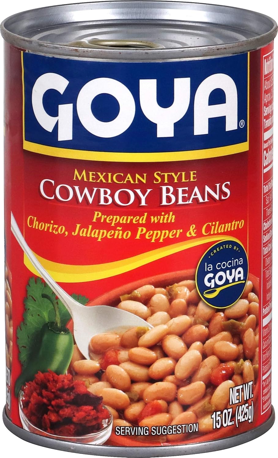 Goya Foods Mexican Style Cowboy Beans in Sauce, 15 Ounce