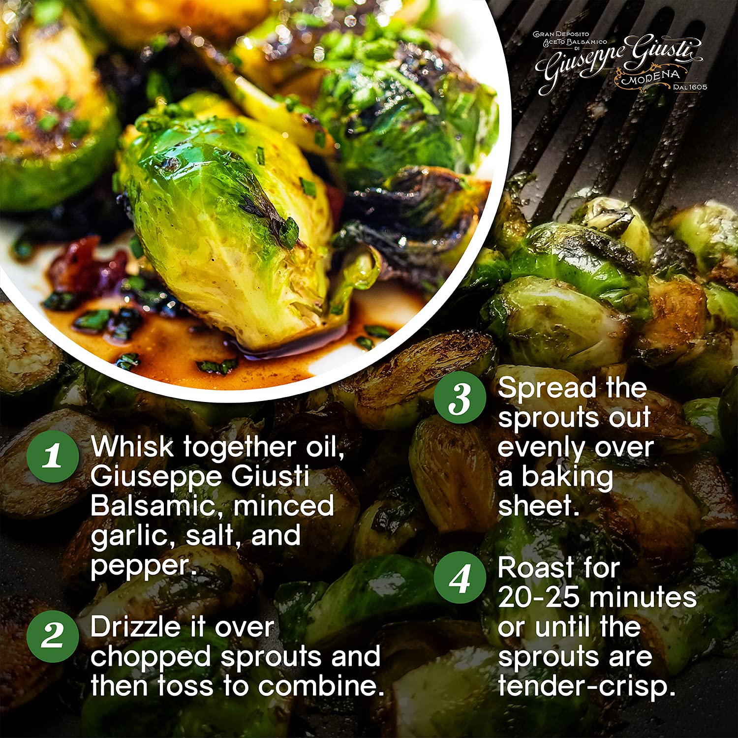 Giuseppe Giusti Organic Italian Balsamic Vinegar of Modena, Italy (Aged 12yr) - IGP Certified, Gourmet Aged Vinegar - Aceto Balsamico di Modena Biologico