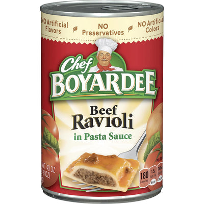 Chef Boyardee Beef Ravioli, 40 Oz Can