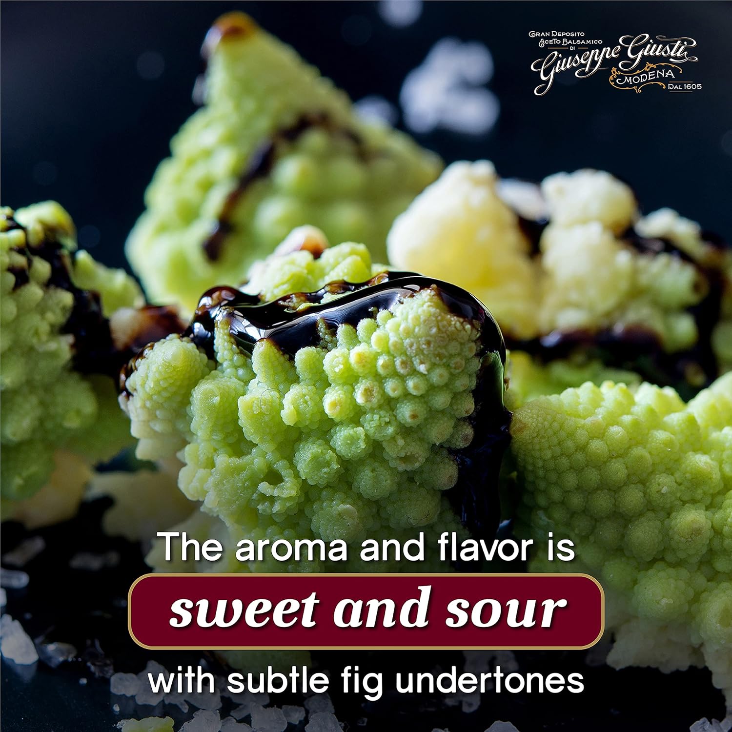 Giuseppe Giusti Fig Balsamic Glaze Reduction of Balsamic Vinegar of Modena IGP - Natural Fig Flavored Balsamic Vinegar Glaze Made with Grape Must and Figs, Imported from Italy 5.07 fl oz (150ml)