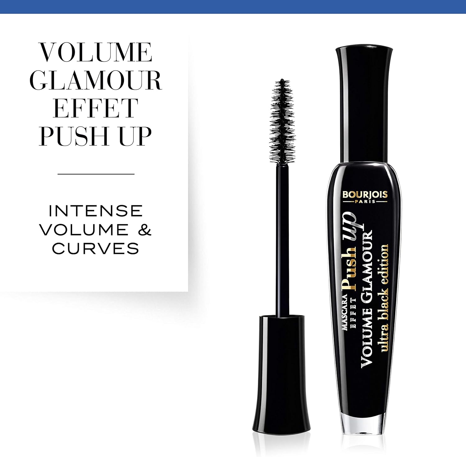 Bourjois Volume Glamour Push Up Mascara, Ultra Black