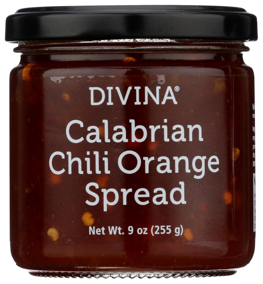 Divina Calabrian Chili Orange Spread 9 oz Jar