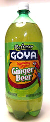 Goya Refresco Authentic Jamaican Style Ginger Beer, 67.6 fl oz (2 Liter Bottle) Nonalcoholic