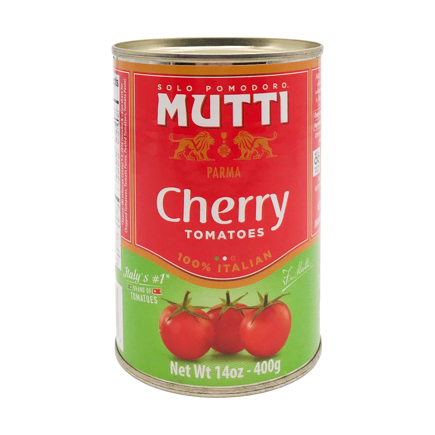 Mutti Cherry Tomatoes (Ciliegini), 14 oz. | 1 Pack | Italy’s #1 Brand of Tomatoes | Fresh Taste for Cooking | Canned Tomatoes | Vegan Friendly & Gluten Free | No Additives or Preservatives