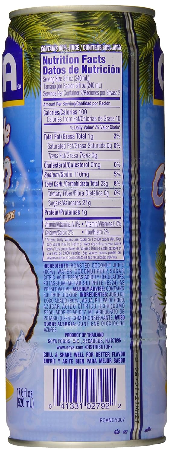 Goya Roasted Coconut Water, 17.6 Ounce