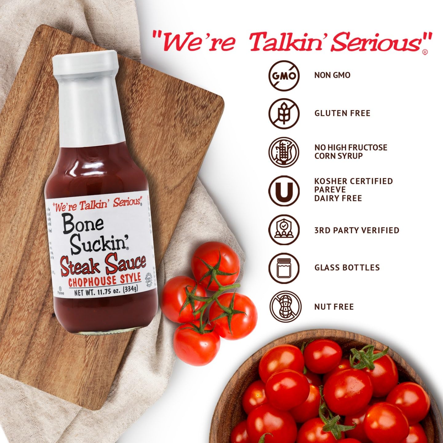 Bone Suckin' Steak Sauce - 334g (11.75 oz)