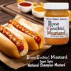 Bone Suckin' Sauce Mustard, Non GMO, Gluten and Fat Free, Great Tasting Condiment, National Champion, World Mustard Museum (12 Ounce, Sweet Spicy)